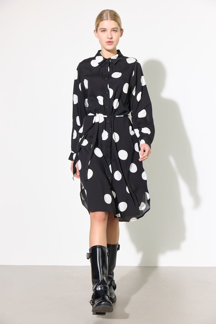 Hunkøn - Vicky Shirtdress 25983 - Big Dots