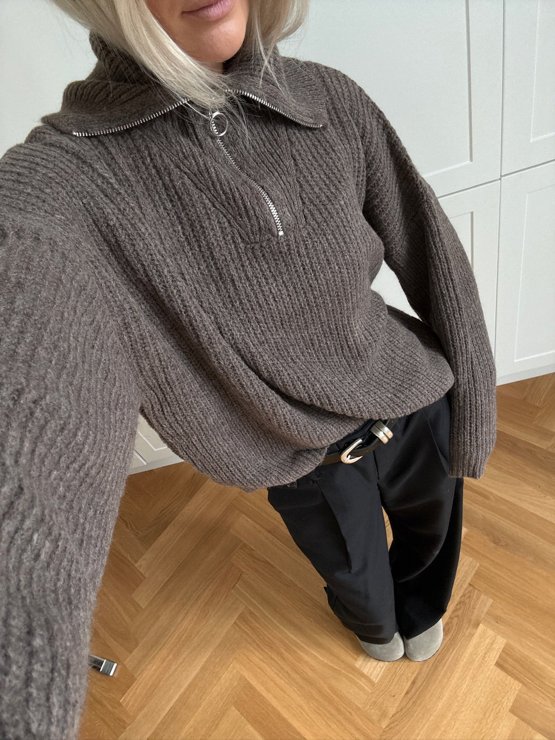 Noella - Lesia Knit 14460001 - 1406 - Timber Wolf Melange