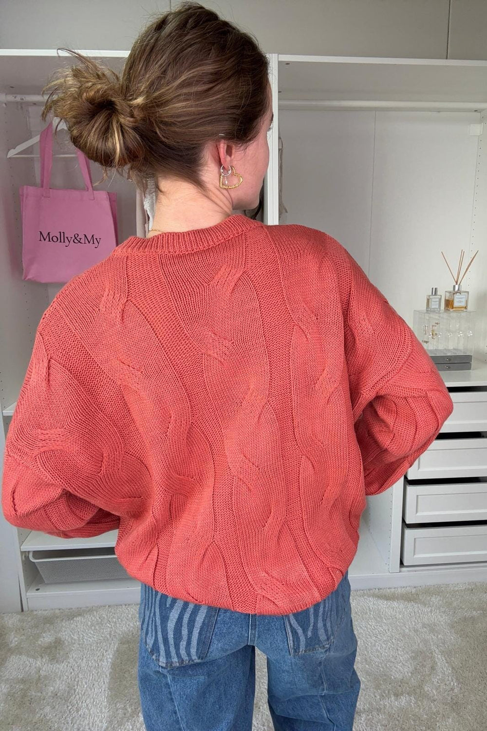 A-bee - Emilia - Coral Strikbluser