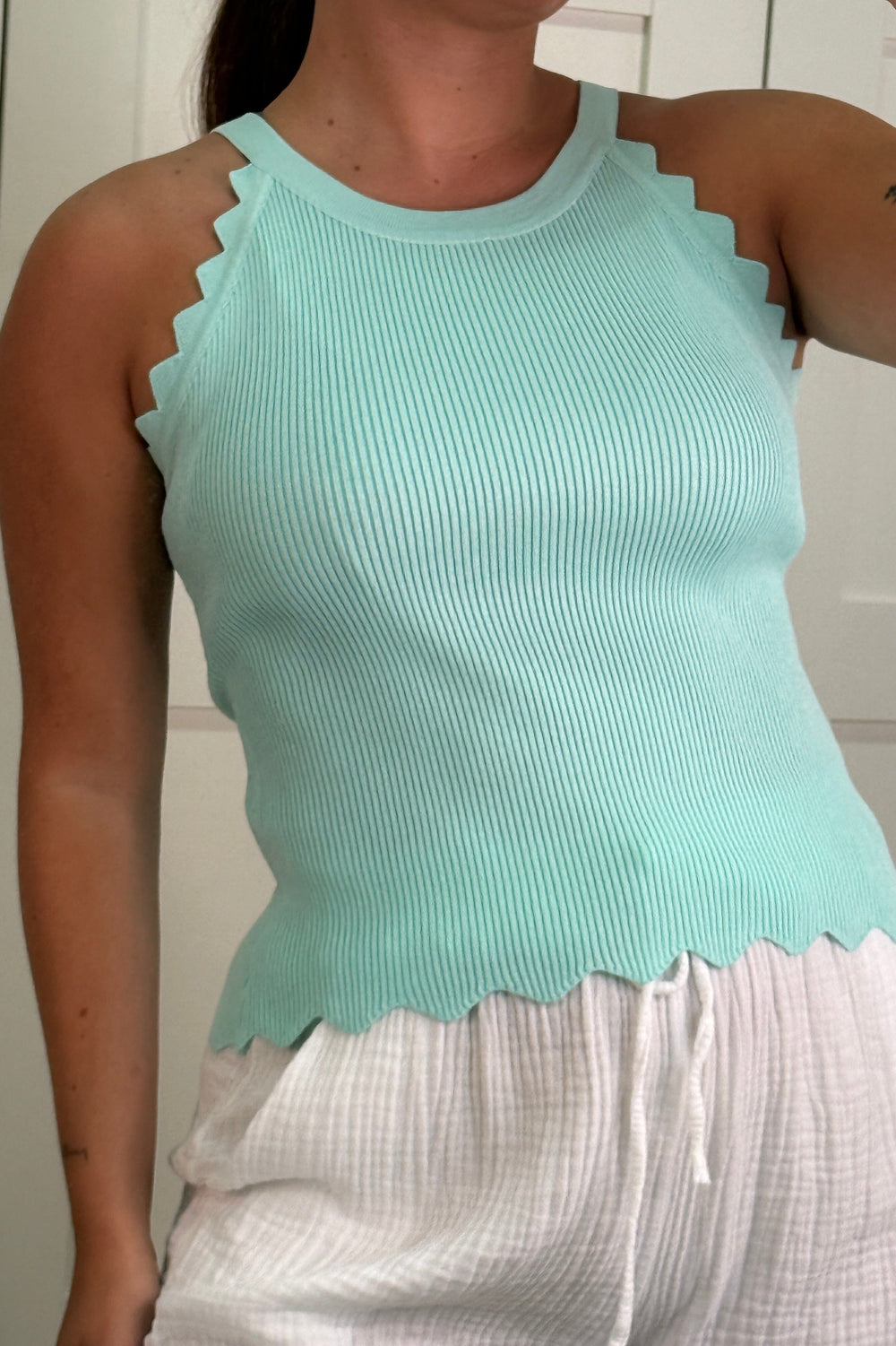 A-bee - Manon Top - Light Blue Toppe