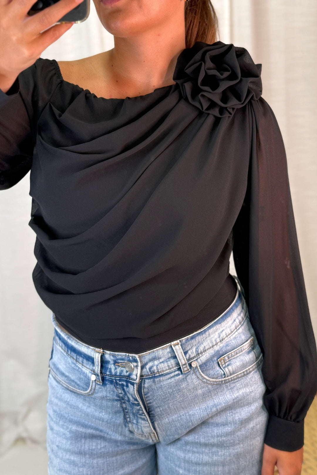 A-bee - Naomi Bodystocking - Black Bodystockings