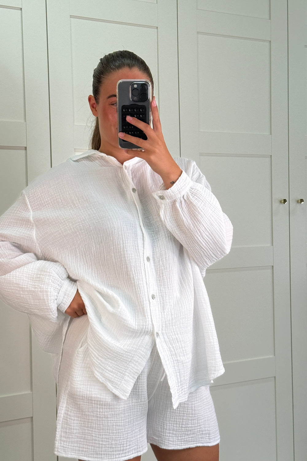 A-bee - Sienna- White Skjorter