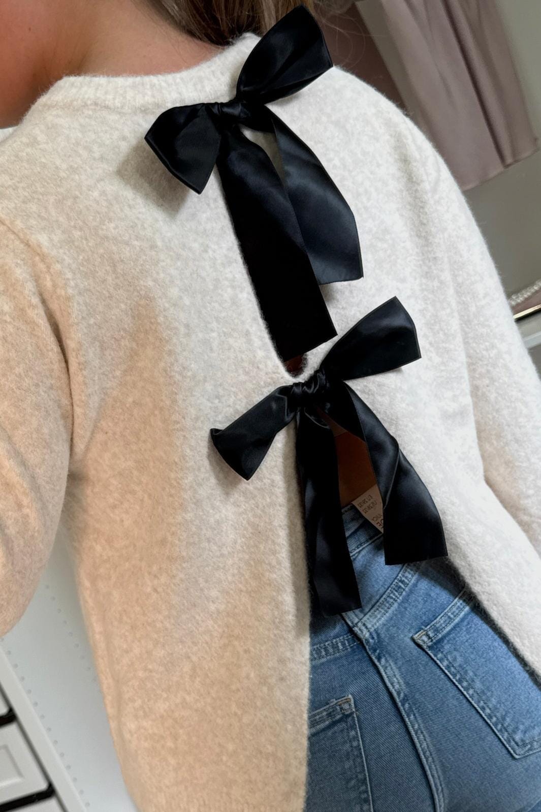 A-bee - Tina Striktrøjer - Rose Shadow Strikbluser