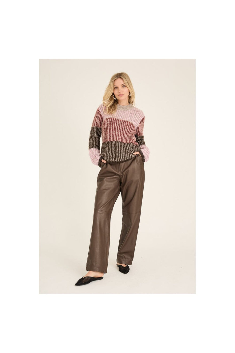 A-View - Aliana Knit Pullover AV6096 - 255 - Rose/Red