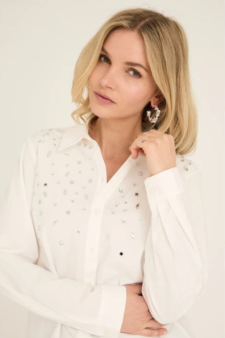 A-View - Diamond Shirt AV7016 - 000 - White