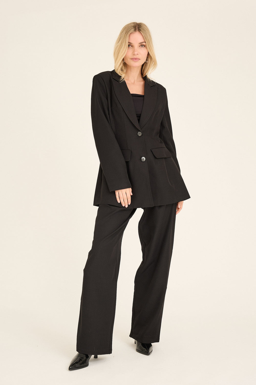 A-View - Juliette Pants AV6092 - 999 - Black Bukser