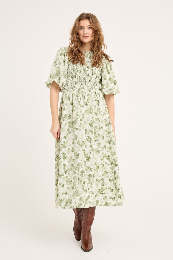 A-View - Tabita Dress AV5010 - 122 - Green/White