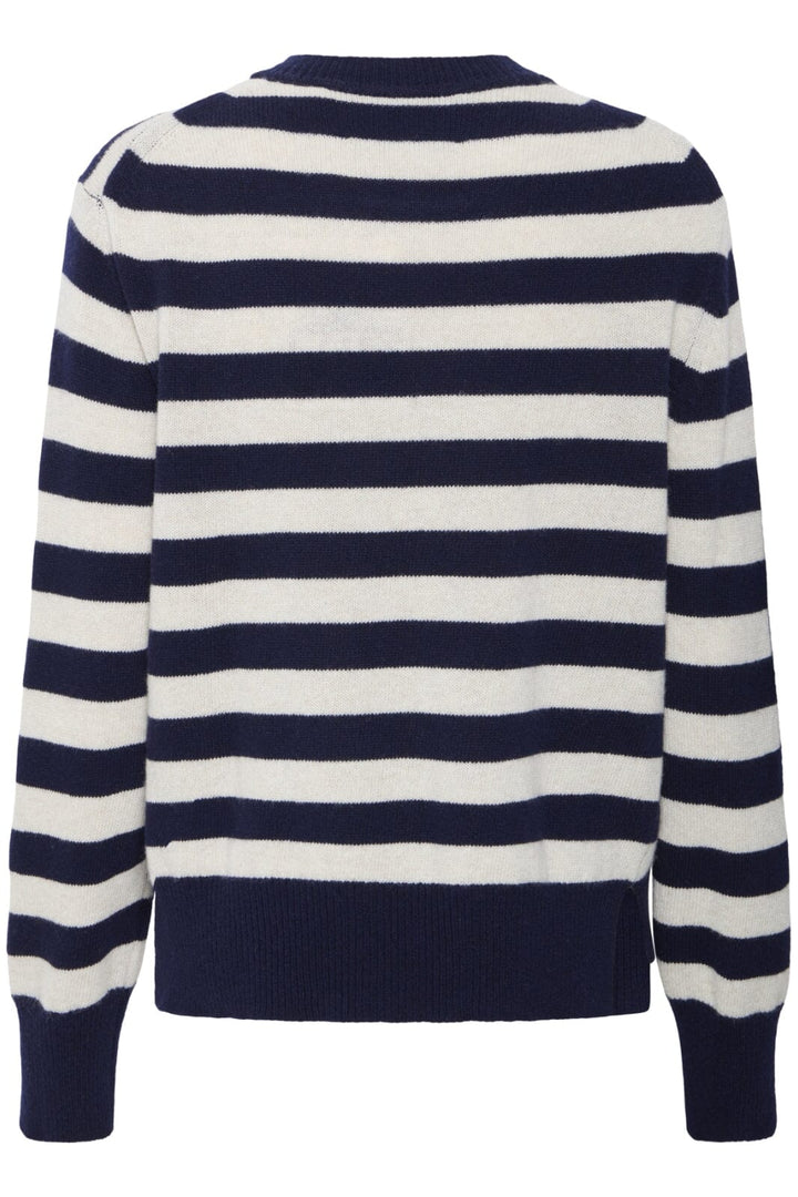 Ball - Batardelli Crewneck 50405129 - 205037 Skycaphain W. Birch Strip Strikbluser