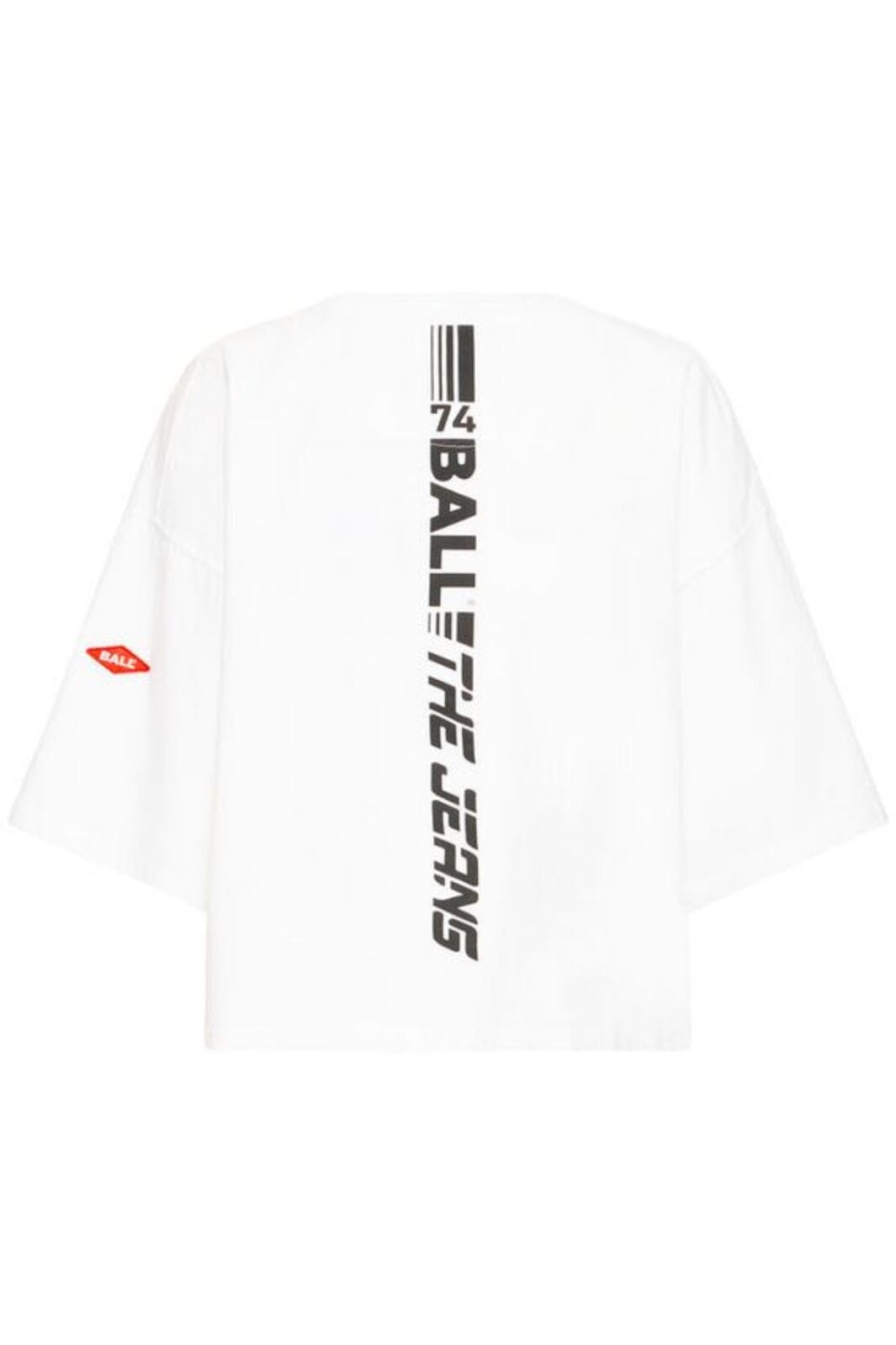 Ball - Baviola Bp Cropped Oz Tee 50405365 - 114800 - Blanc De Blanc