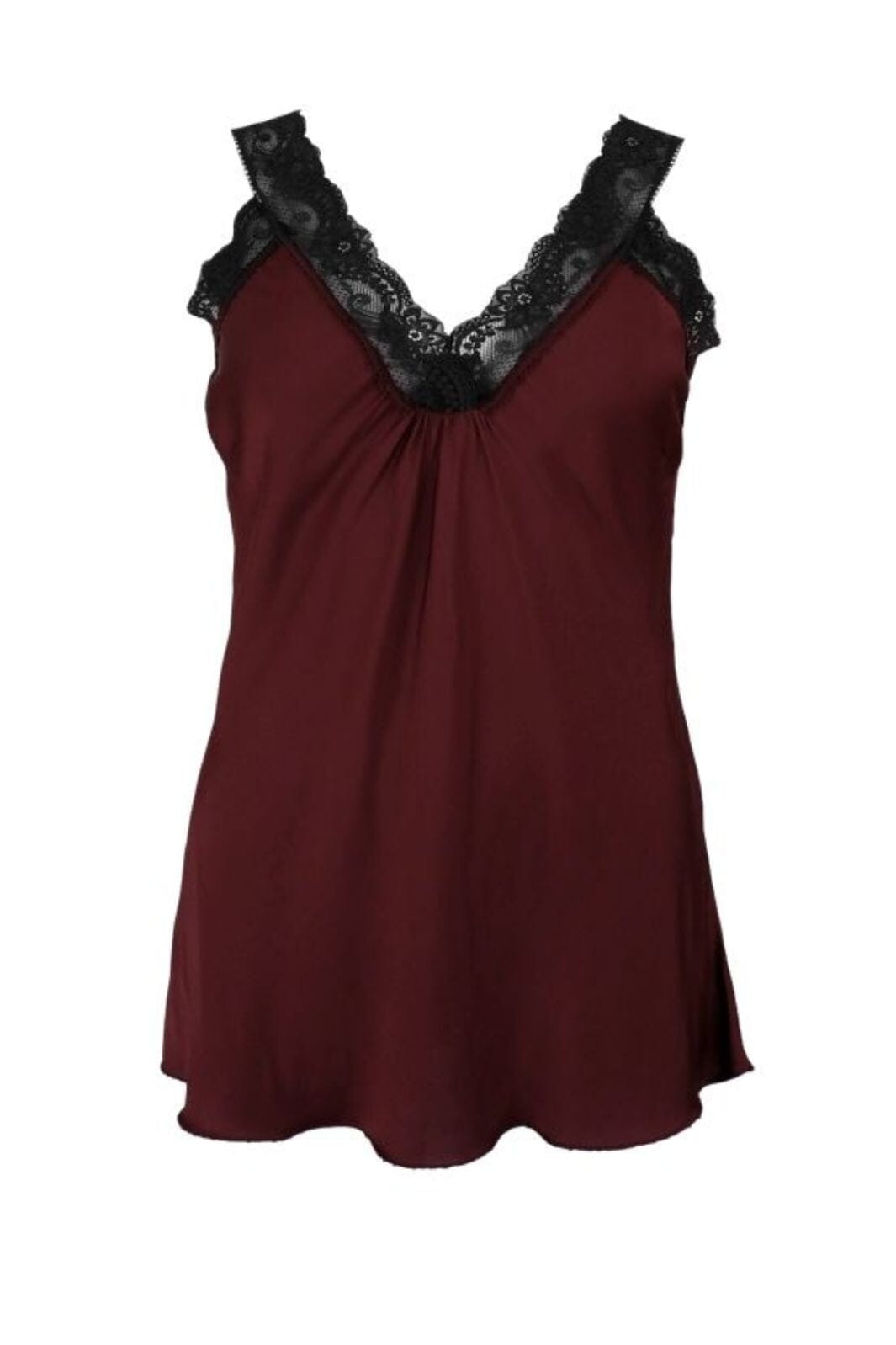 Black Colour - Bcbea Black Lace Top 41045 - Shirts - Plum Toppe