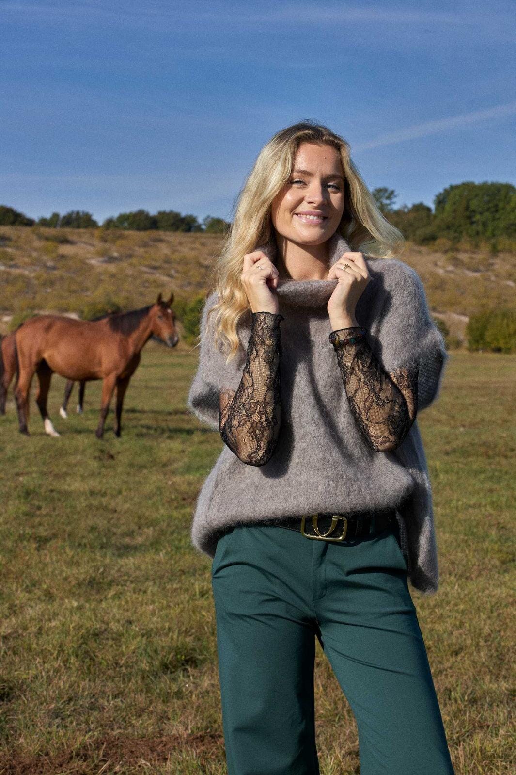 Black Colour - Bcbjoerk Rollneck Vest 1216 - Nougat Strikbluser