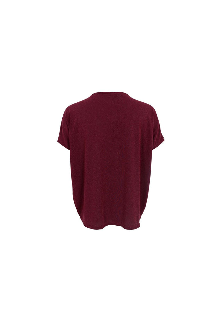 Black Colour - Bcfaye Box Blouse 40291 - Shirts - Plum