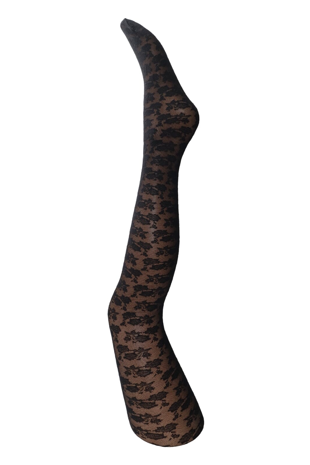 Black Colour - Bcflower Lace Tights - Black Strømpebukser