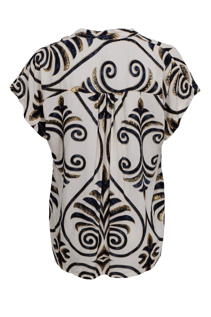 Black Colour - Bcstella Ss Blouse 39605 - Malaka White