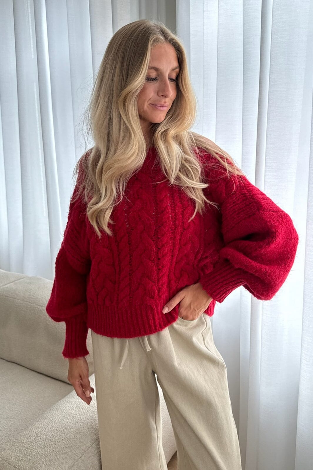 BYIC - Noraic Sweater - red Red Sweatshirts