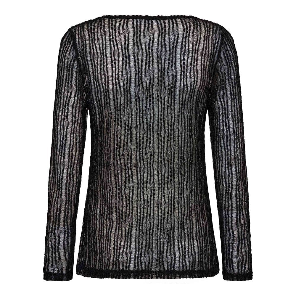 Co´Couture - Barbcc O-Neck Blouse 33202 - 96 - Black Bluser