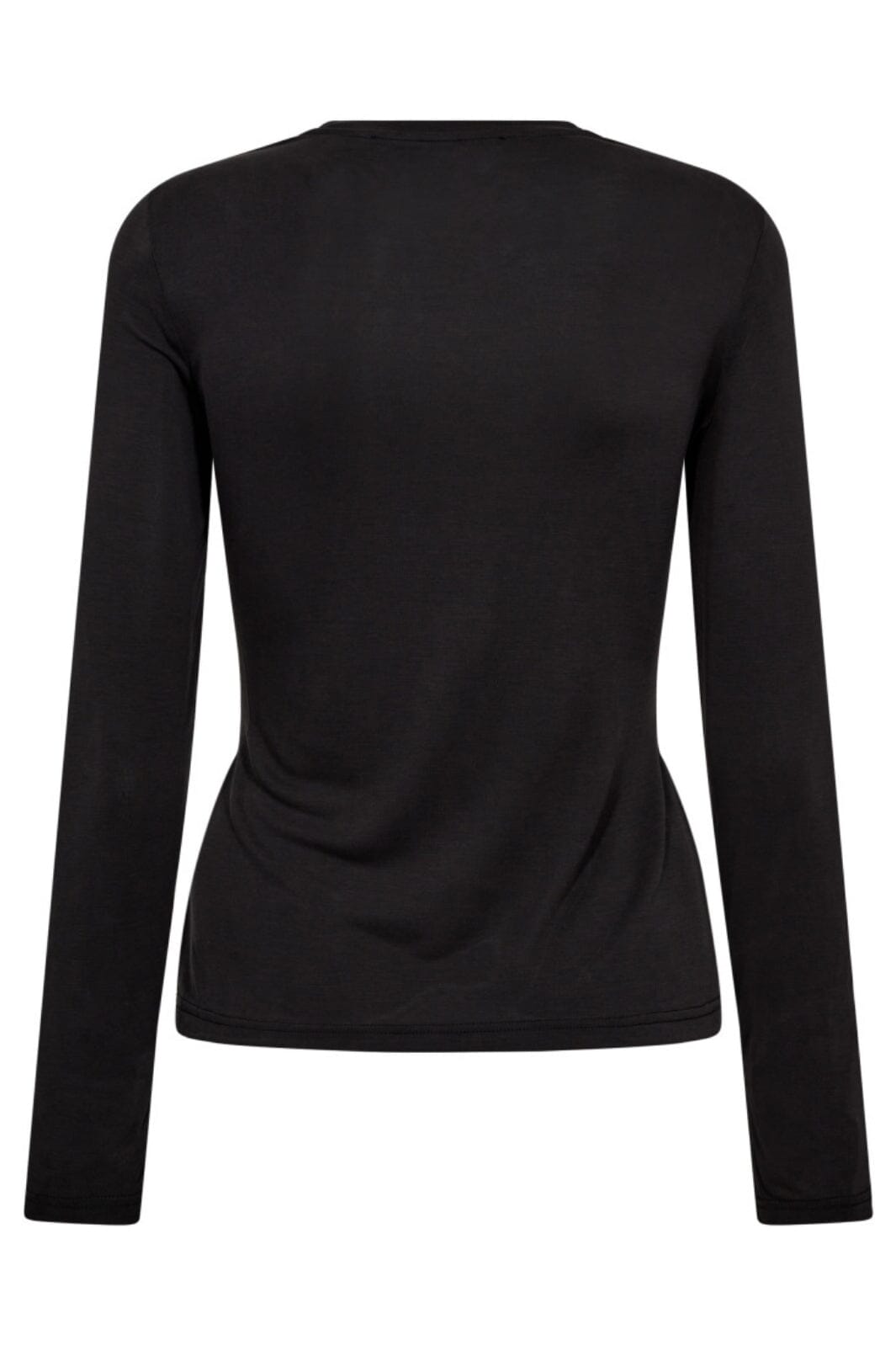 Co´Couture - Camillacc Drape Ls Blouse 33190 - 140 - Dark Grey