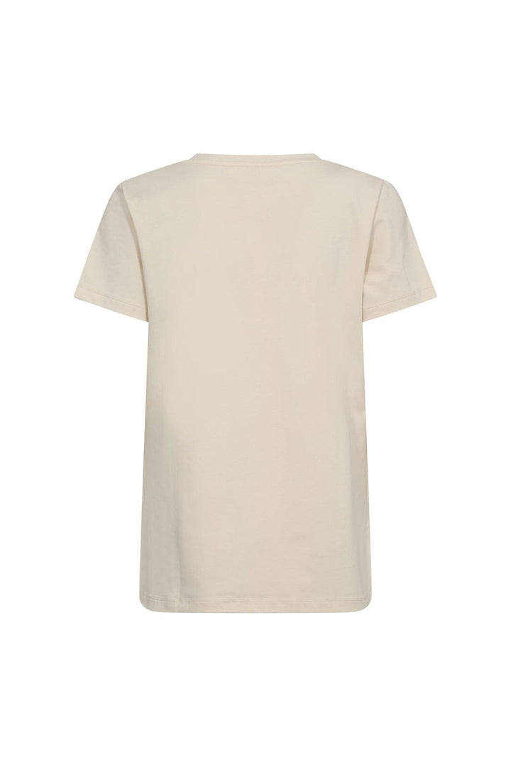 Co´Couture - Cocouturecc Tee 43002 - 100 - Creme