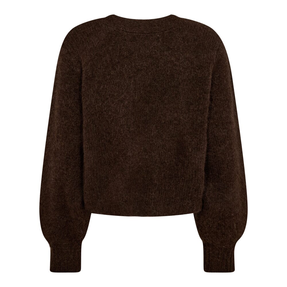 Co´Couture - Cozycc Twist Back Knit 32127 - 83 - Mocca