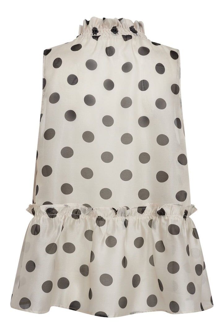 Co´couture - Drewcc Dot Halterneck Top - 96 Black Toppe