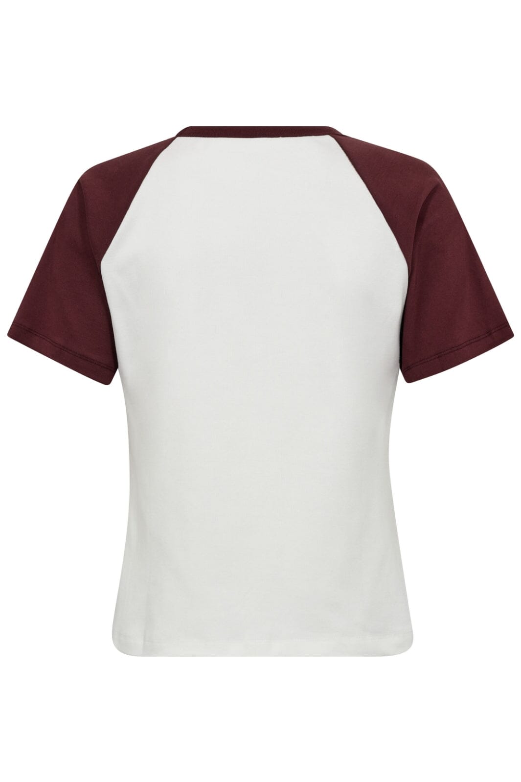 Co´Couture - Edgecc Block Tee 33169 - 1187 - Offwhite Winered