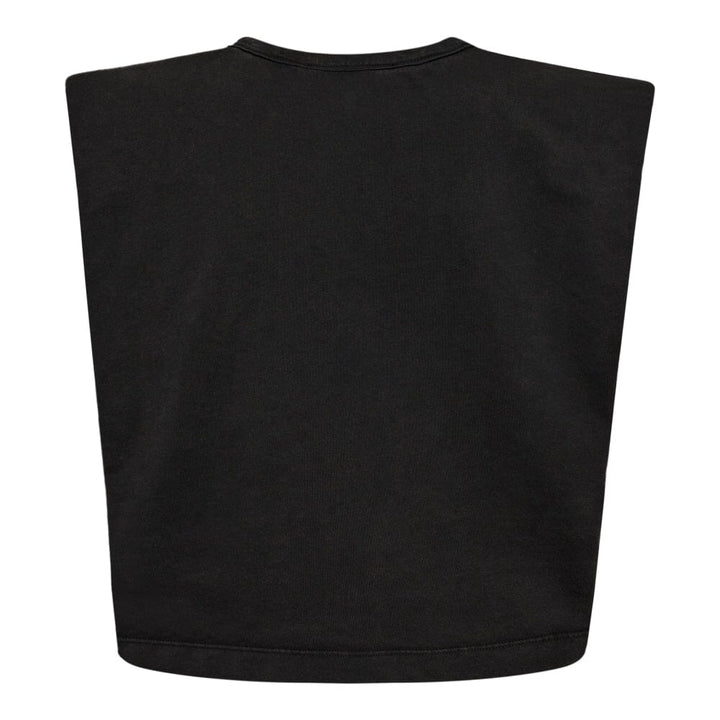 Co´couture - Eduardacc Acid Crop Tee 33078 - 96 Black T-shirts