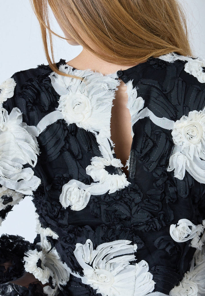 Co´Couture - Fleurcc Fluffy Blouse 35951 - 96 - Black Bluser