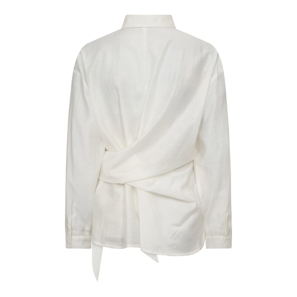 Co´Couture - Idinacc Tie Shirt 35990 - 11 - Off White Skjorter