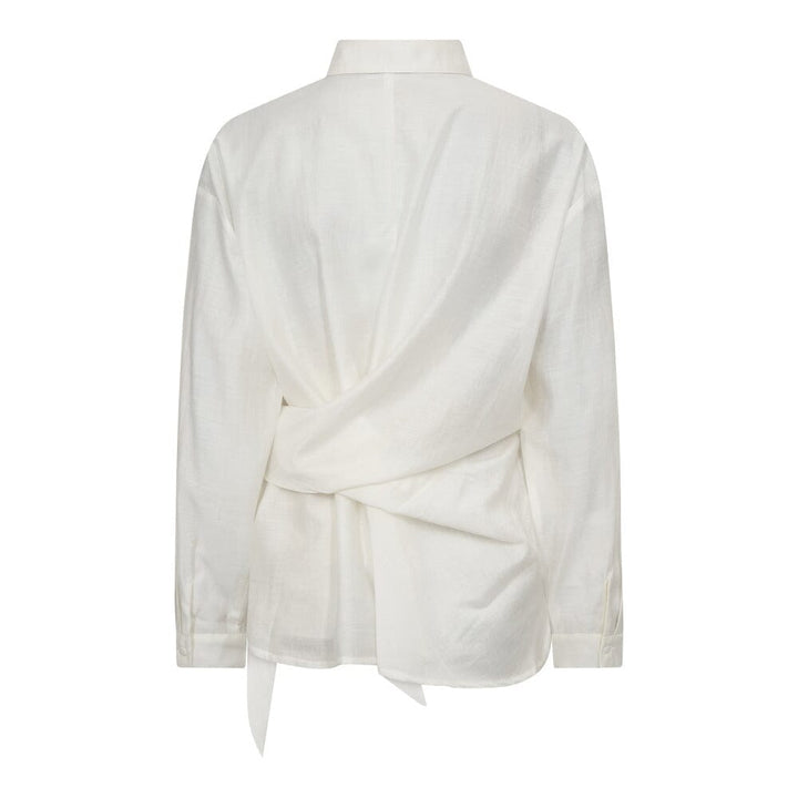 Co´Couture - Idinacc Tie Shirt 35990 - 11 - Off White Skjorter