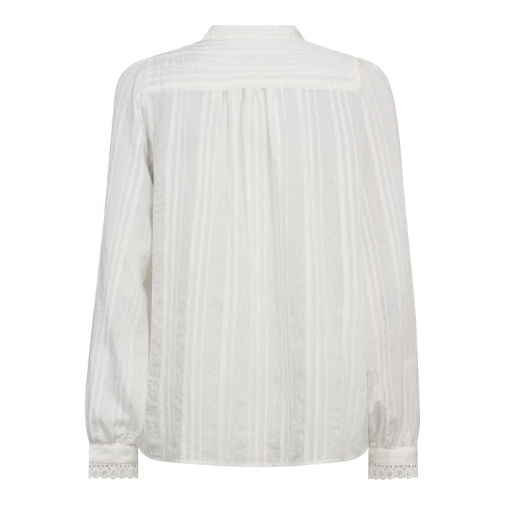 Co´Couture - Kesicc Lace Shirt 35960 - 4000 - White Skjorter
