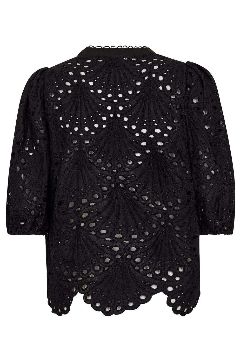Co´Couture - Nayacc Anglaise Ss Shirt 35826 - 96 - Black