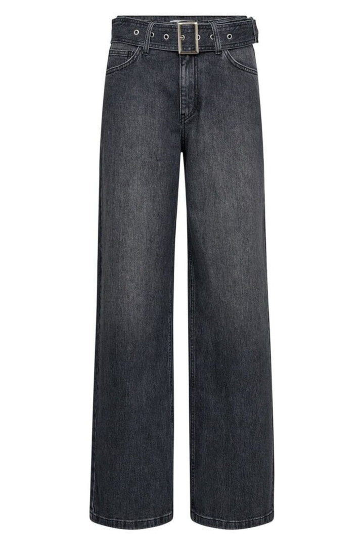Co´Couture - New Rumicc Belt Jeans 41044 - 96 - Black Bukser