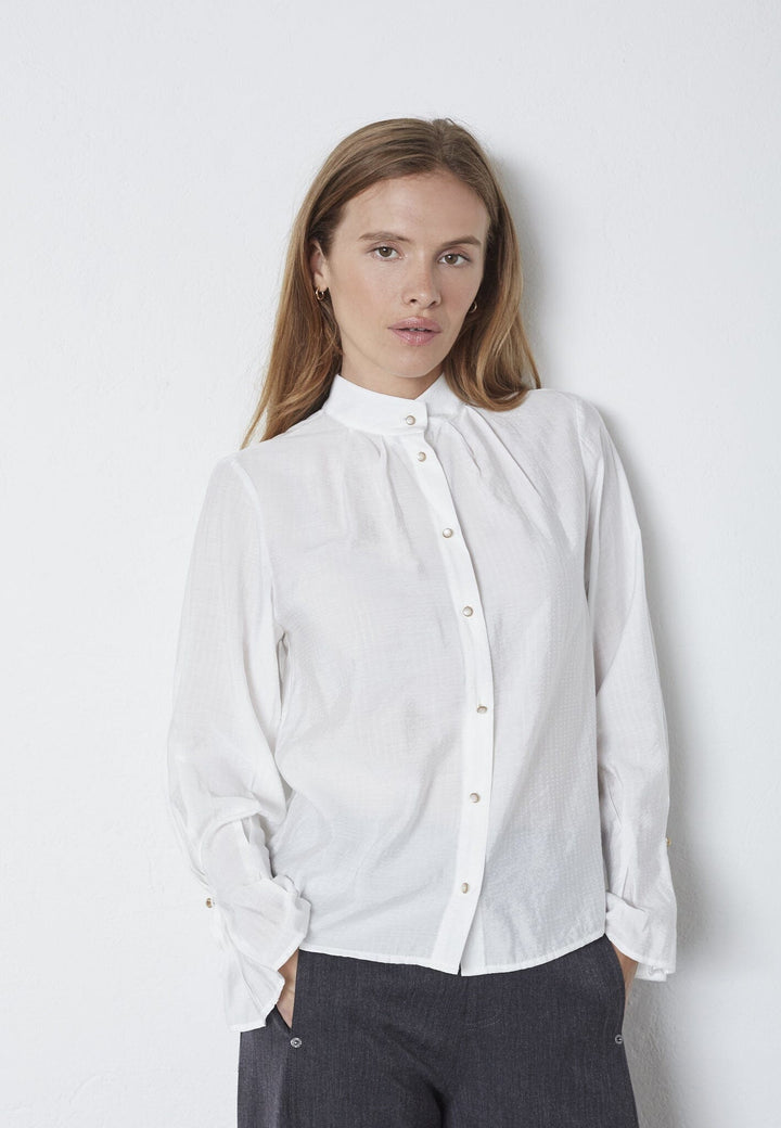 Co´Couture - Niamcc Shirt 35912 - 4000 - White Skjorter
