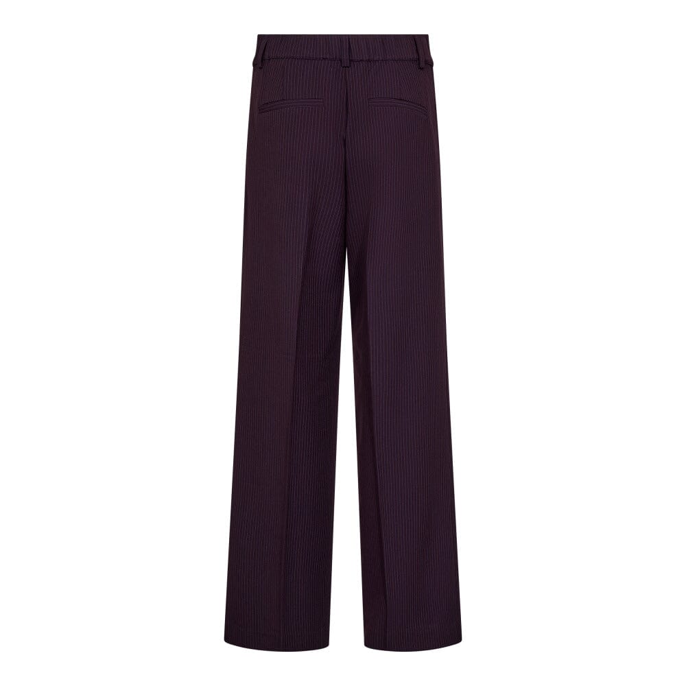 Co´Couture - Nolancc Wide Pant 31644 - 67 - Plum Bukser