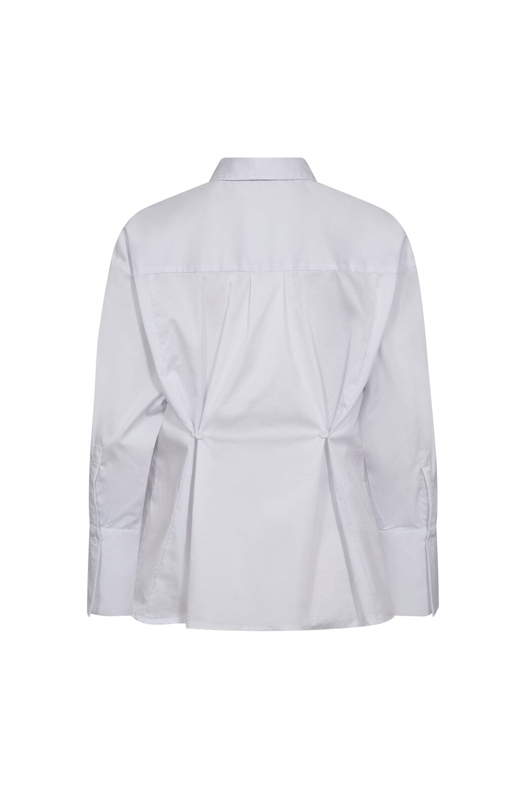 Co´Couture - Poppycc Button Waist Shirt 45002 - 4000 - White