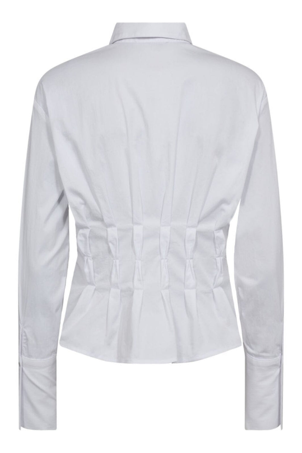 Co´Couture - Poppycc Pleat Waist Shirt 35174 - 4000 - White