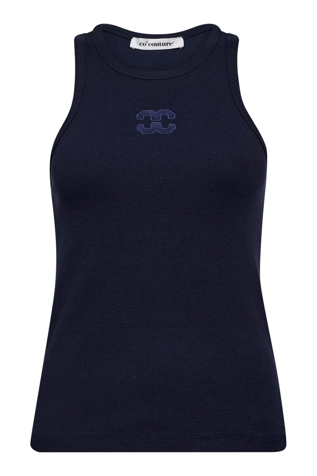 Co´Couture - Saharacc Embroidery Tank Top 33151 - 120 - Navy