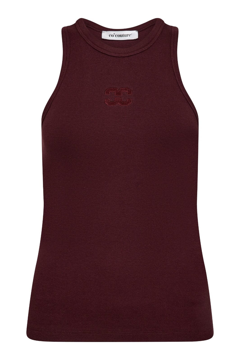 Co´Couture - Saharacc Embroidery Tank Top 33151 - 87 - Winered