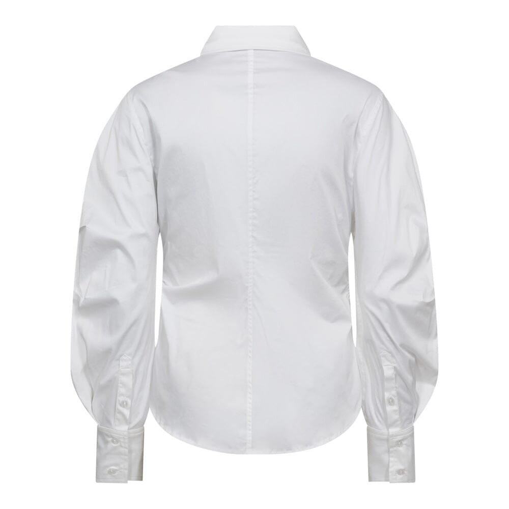 Co´Couture - Sannacc Asym Placket Shirt 35968 - 4000 - White Skjorter