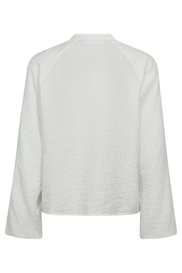 Co´Couture - Shinacc Lace V-Shirt 35923 - 11 - Off White
