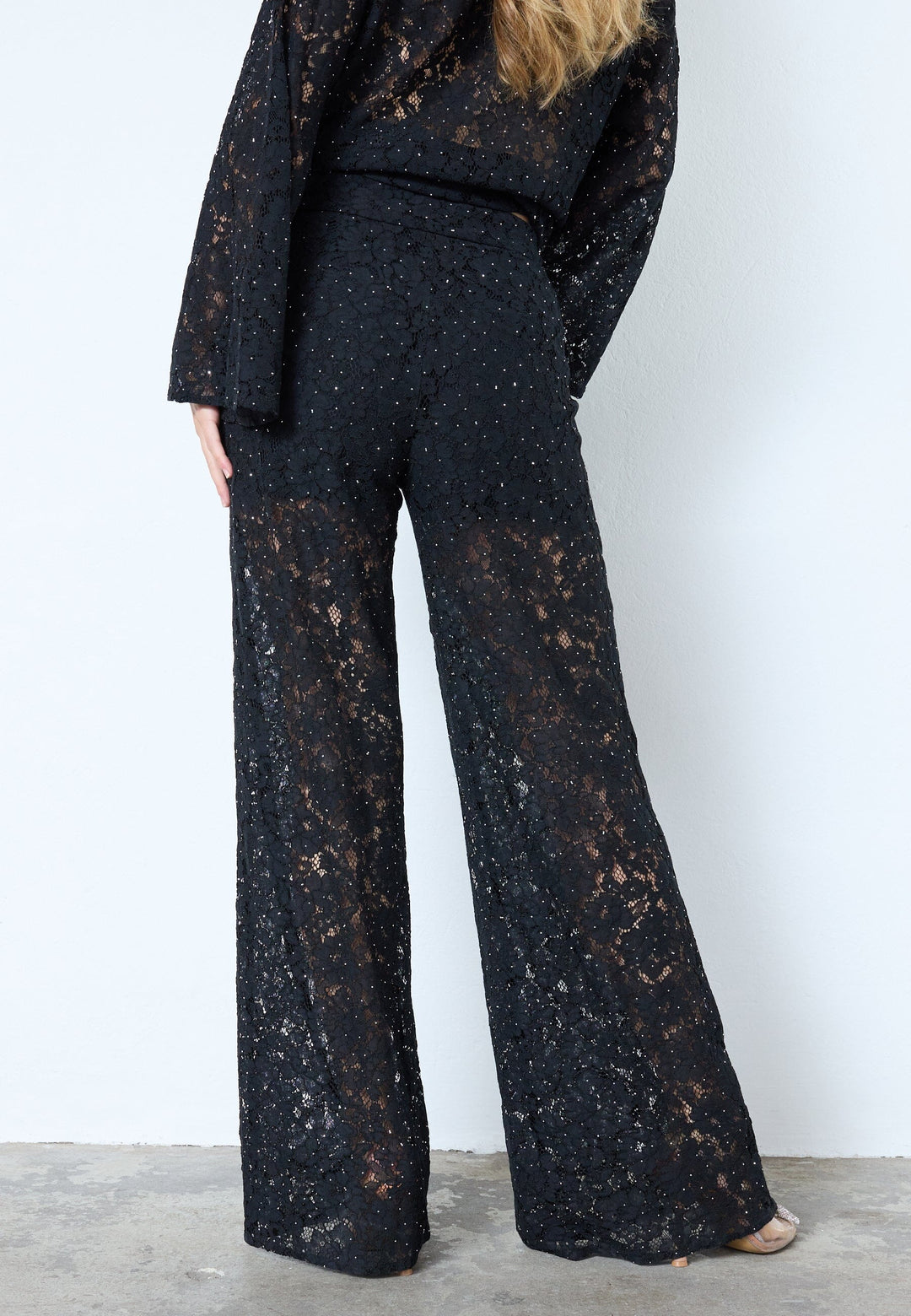 Co´Couture - Siacc Simili Lace Pant 31678 - 96 - Black Bukser