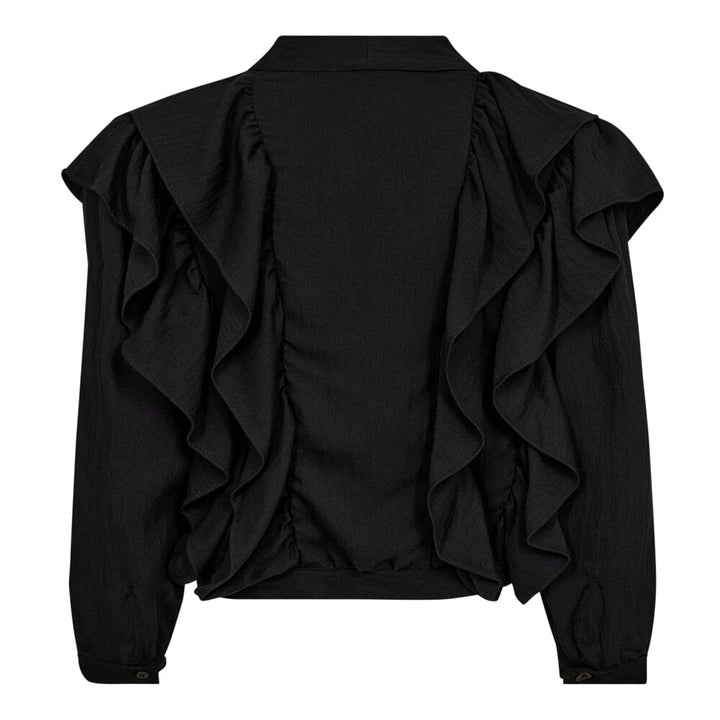Co´couture - Suedacc Frilly Blouse 35630 - 96 Black
