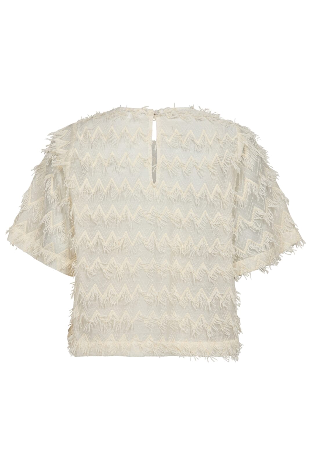 Co´Couture - Trianglecc Ss Blouse 35765 - 11 - Off White