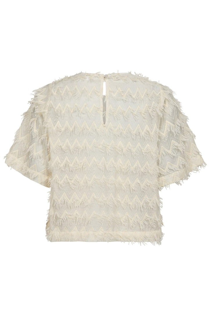 Co´Couture - Trianglecc Ss Blouse 35765 - 11 - Off White