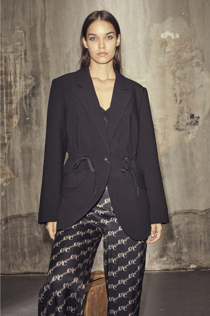 Co´couture - Volacc Tie String Blazer 30168 - 96 Black