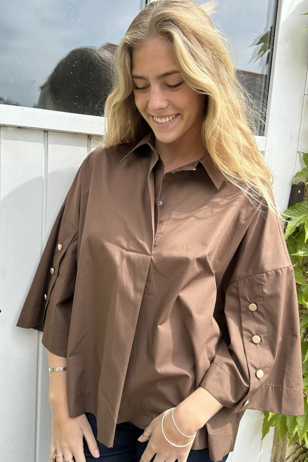 Continue - Klara Shirt 14935 - Brown