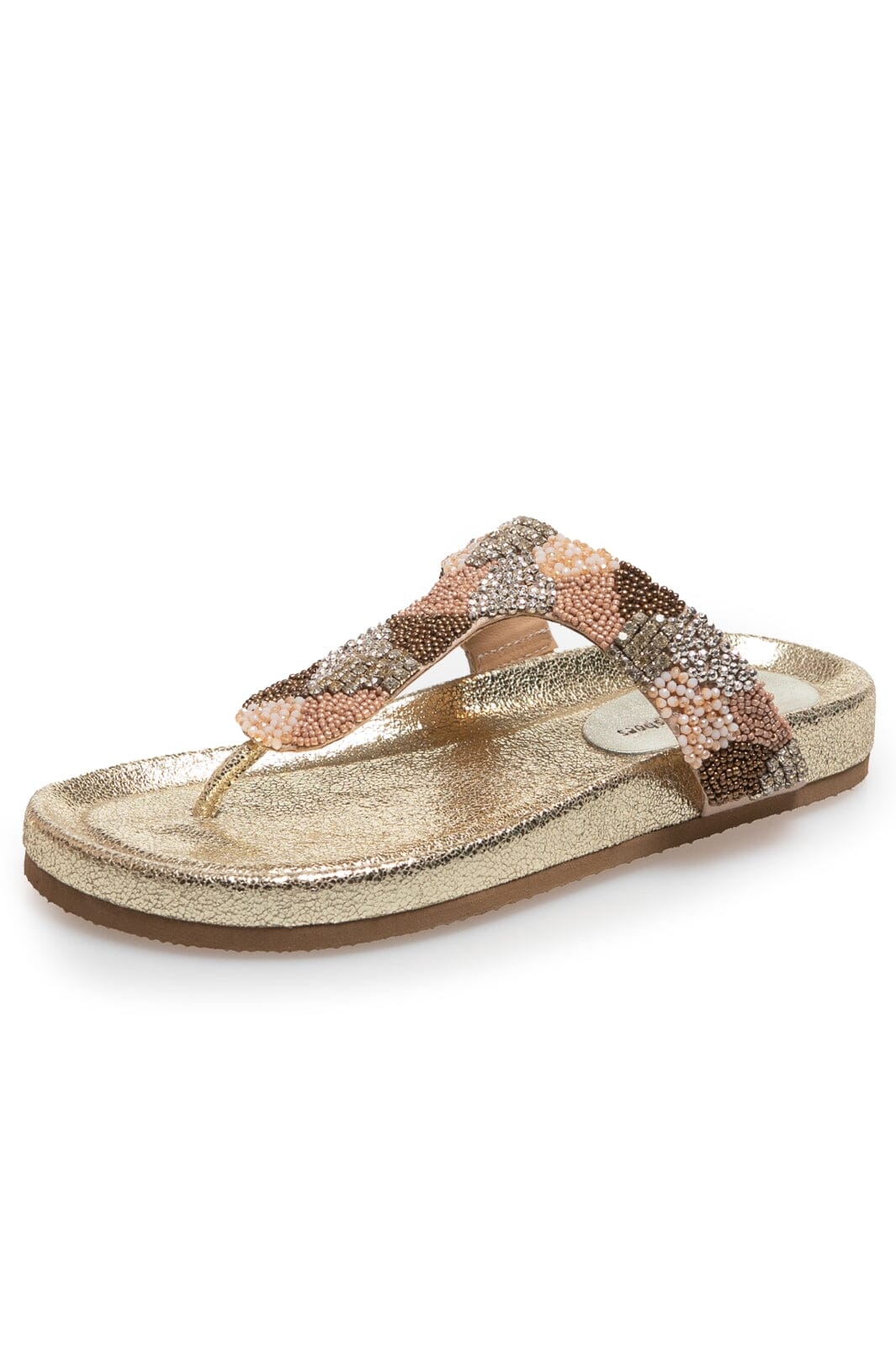 Copenhagen Shoes - Pearls And Gold - 0051 Gold Sandaler