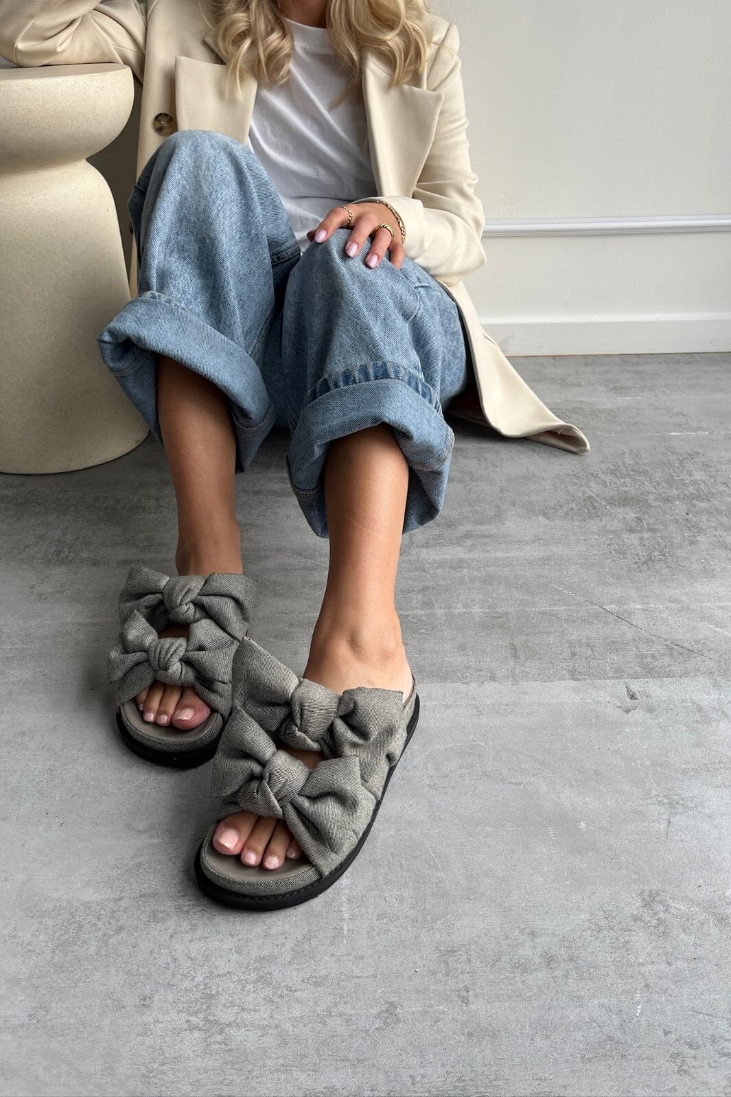 Copenhagen Shoes - Summer Dream Denim CS8400 - 0741 - Grey Denim Sandaler