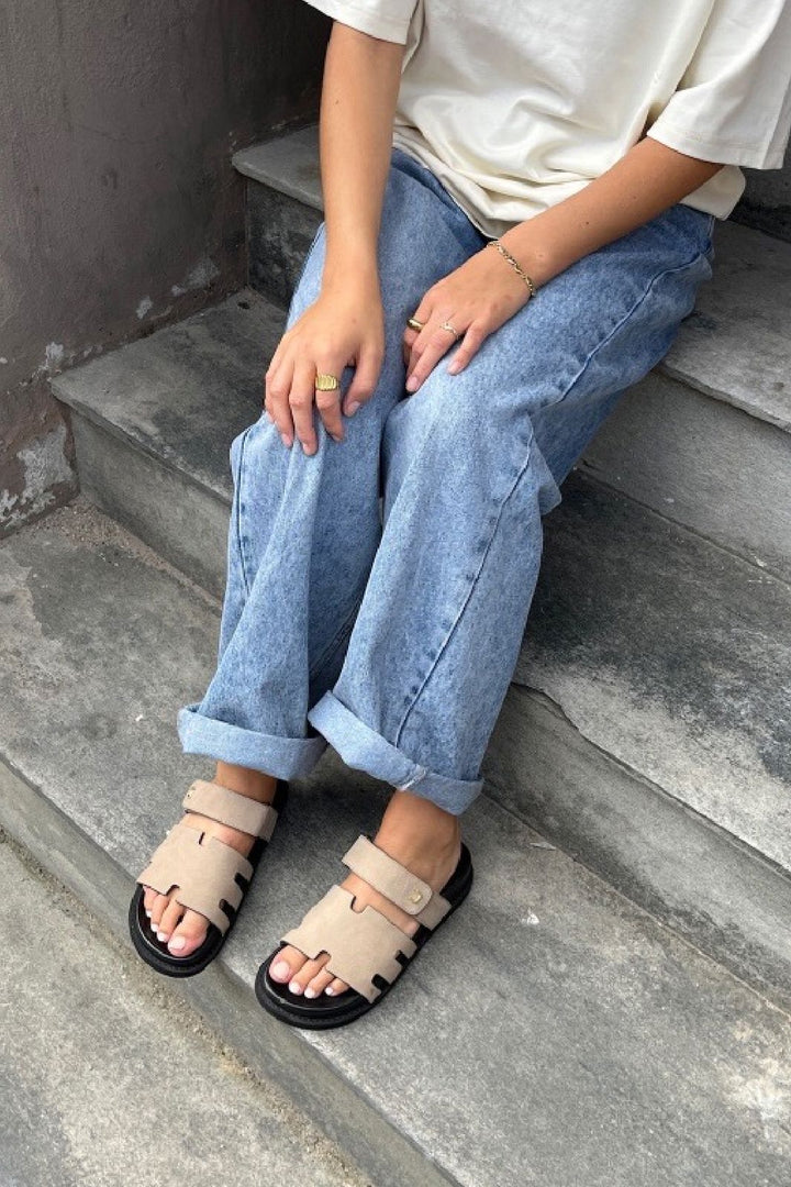 Copenhagen Shoes - Summer Passion Plain CS8496 - 0301 - Biscuit Sandaler