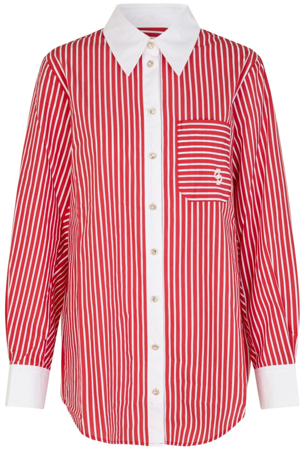 Cras - Brendacras Shirt - 4012 4012 Fiery Red Skjorter